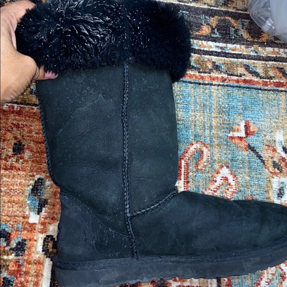 Black Tall Ugg boots